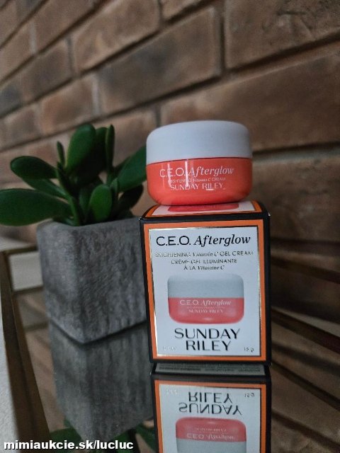 Sunday Riley C.E.O. Afterglow Vitamin C Gel Cream  15ml