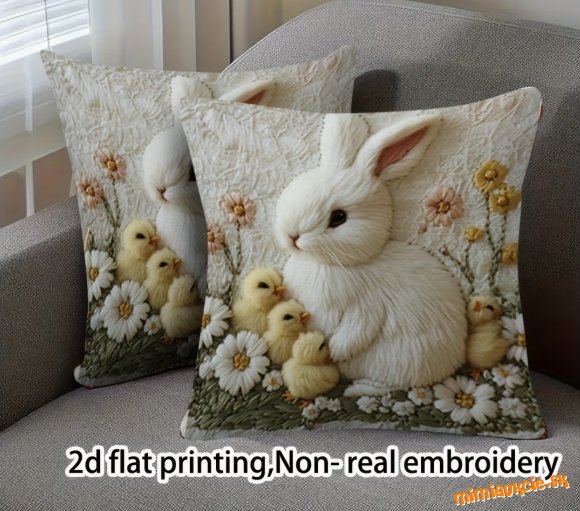 ....2 ks....2D-potlač...Veľkonočná...navlečka....40x40cm