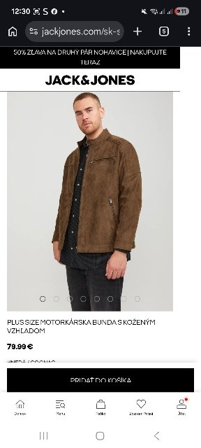 PANSKY KABAT ....kozeneho vzhladu..velk.M...p.c.79 eur