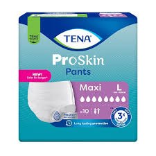 TENA  Maxi L naťahovacie nohavičky...v  1 balíku 10 ks na inkontinenciu...DRAZITE 2 BALIKY 20 KS