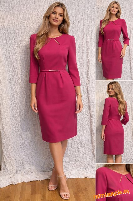 prekrásne cyklámenové šaty Quiosque