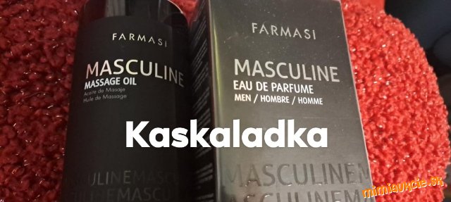 Pánsky set Masculine Farmasi 100ml+masážny olej...