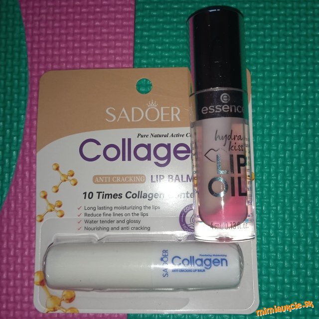 starostlivosť o pery- balzam plus olej