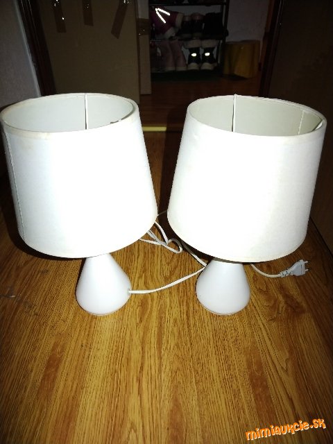 2x stolná lampa