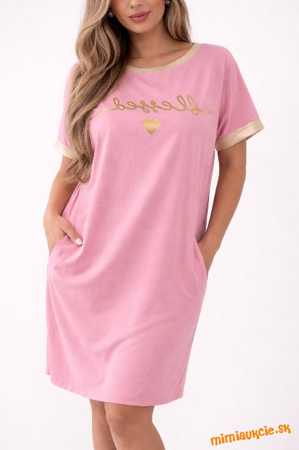 Dámske pohodlné šatičky Estelle pink