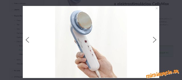 Ultrazvukový kavitačný masážny prístroj proti celulitíde 3 v 1 s infračerveným žiarením a elektrosti