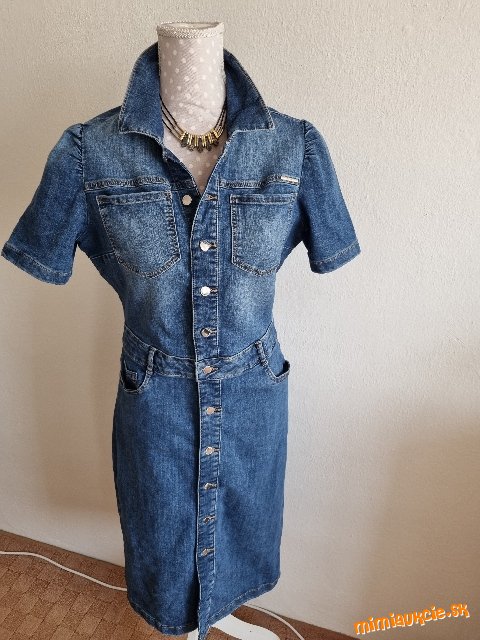 nové elastické rifľové šaty Orsay veľ. 40