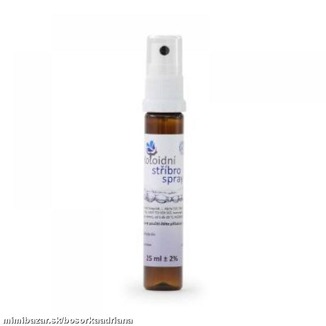 Koloidné Ag25ml do kabelky,na dovolenku,do práce...pohodlné balenie :-D
