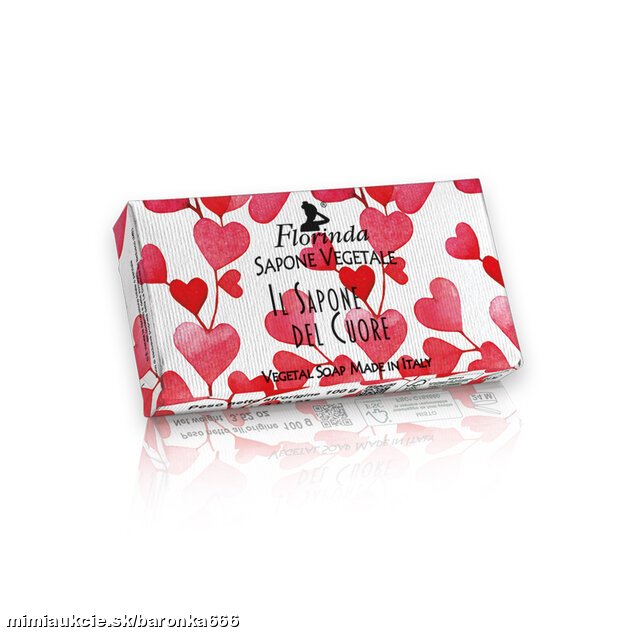 *** Mydlo del Cuore - srdce A 100 g *** - ! Nádherná veĺmi obĺúbená vôňa !