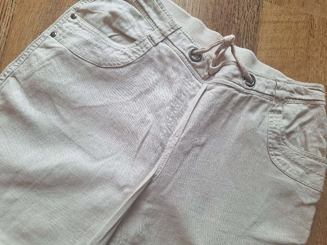 +++Ľanové nohavice+++veľ. L+++