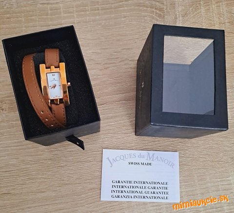 Damske hodinky JACQUES du Manois !!! SWISS MADE !!! POVODNA CENA 119,95 EUR !!! POSLEDNE