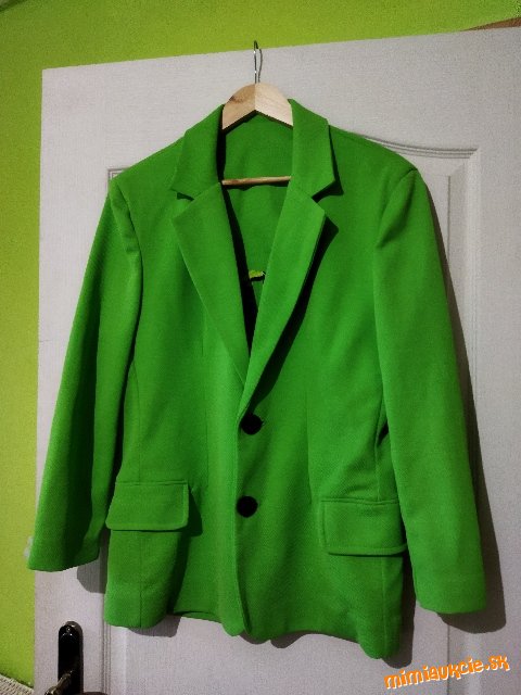 Jabĺčkovo zelené sako č. L