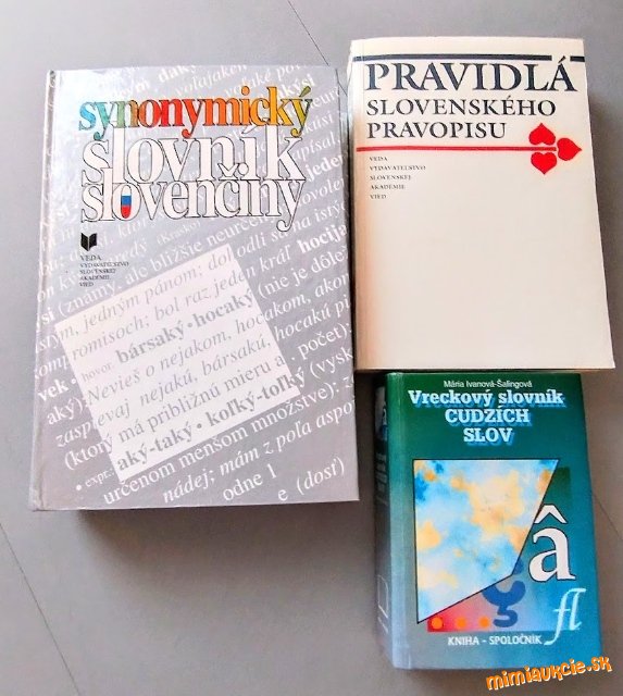 Slovníky slovenského jazyka