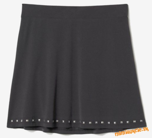 H&M vybíjaná modal sukňa vel.M