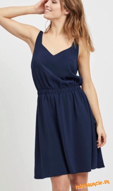 VILA tmavomodré šaty vel.XS......PC:55€....
