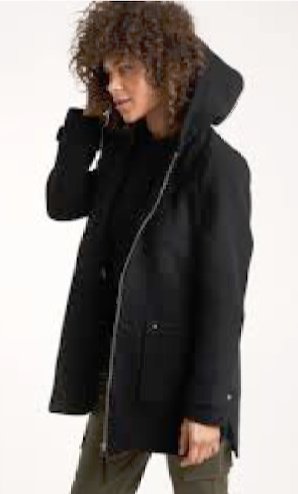 PIMKIE vlnený kabát s kapucňou vel.S.....PC:89,90€.....