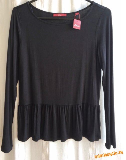 S.OLIVER tričko/top s volánom vel.XS.......PC:34,99€.....