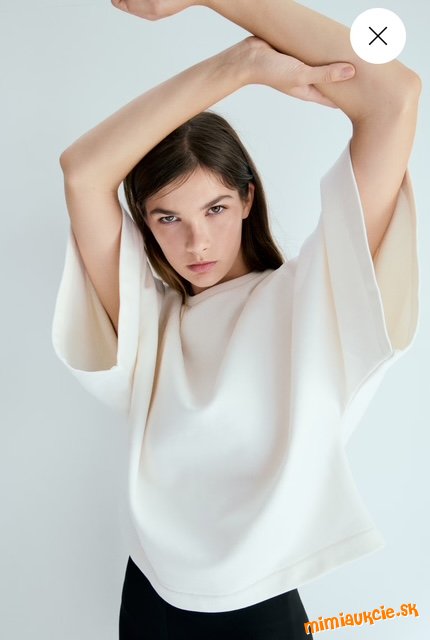 Oversized top - novinka H&M - v predajni 18,99eur
