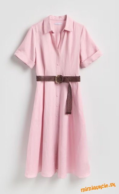 Midi saty z lanovej zmesi - novinka Reserved. -v predajni 45,99eur