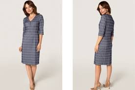 nádherné modro biele biznis šaty Quiosque p.c. 54 eur