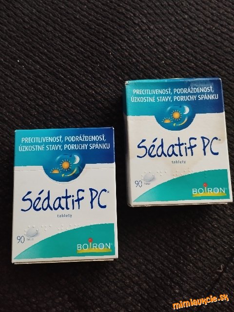 SEDATIF PC 1+1 zadarmo úzkostne stavy, precitlivenosti, podráždenosti a nespavosť