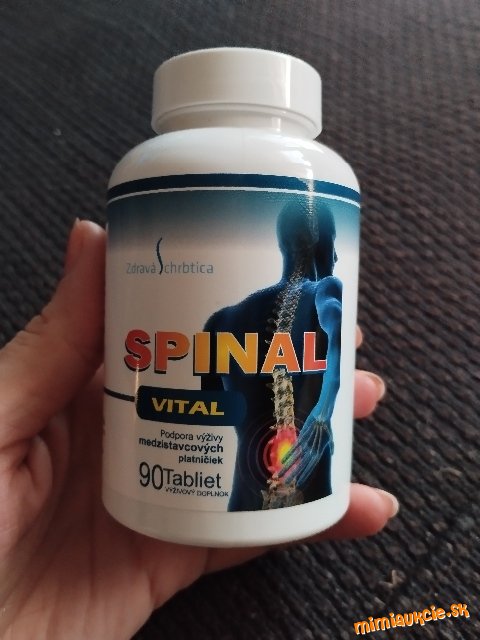 Spinal vítal 90ks výživa medzistavcovych platničiek