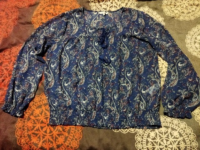 Nádherná blúzka s paisley vzorom č. 46