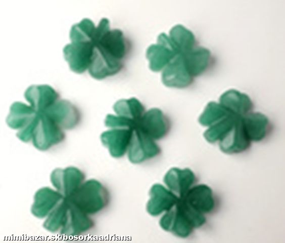 Štvorlístok z aventurínu pre šťastné rozhodnutia po CELÝ ROK,kedykoľvek ho treba!Dražíte 1kus!