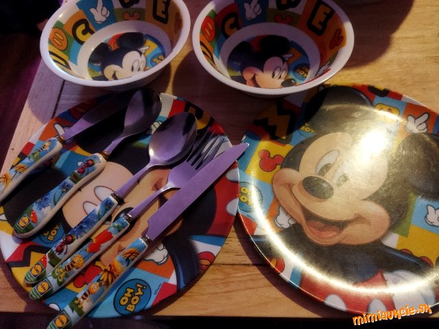 Taniere, misky a príbory pre detičky