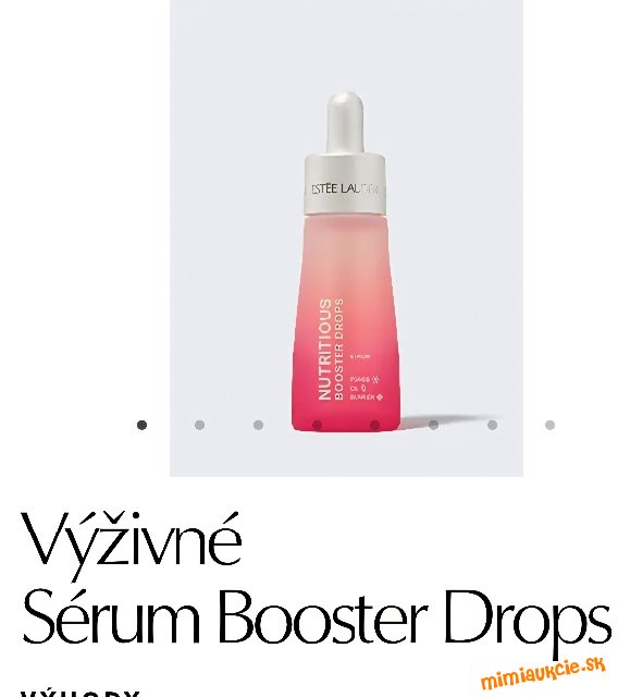 *** výživné sérum Booster Drops od Estée Lauder *** 30ml