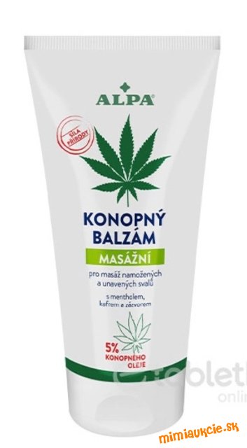 ALPA konopný balzam 150ml Drazite 2 ks