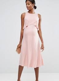 krásne ružové šaty s vrstvením Asos