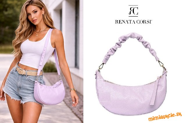 Crossbody kabelka RENATA CORSI !!! PRAVA KOZA !!! POVODNA CENA 269 EUR