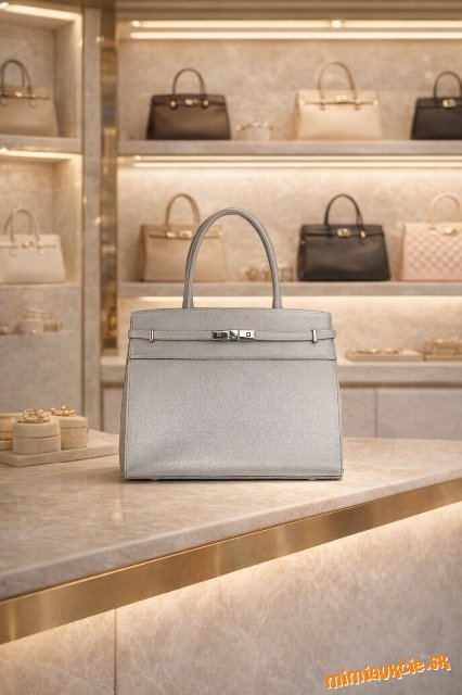 Elegantná kabelka sivá