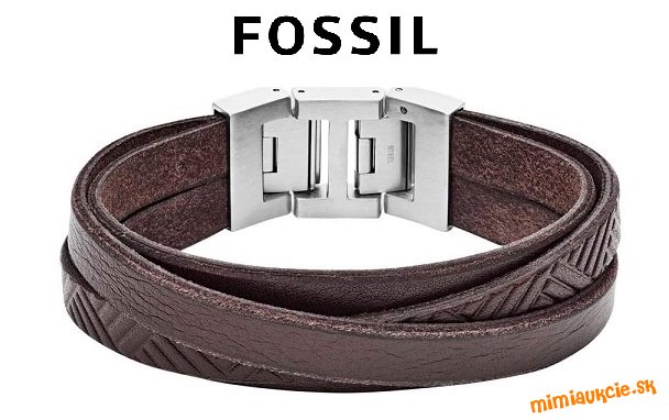 Kozeny naramok FOSSIL !!! Novy !!! POVODNA CENA 62 EUR