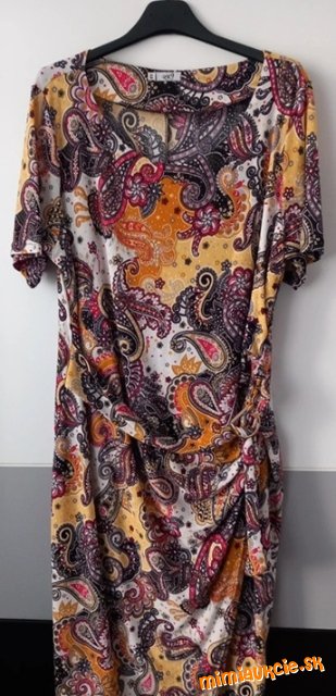 +++ ÚŽASNÉ FAREBNÉ ŠATY veľ.XXL +++