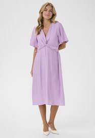 krásne jemné fialkové šaty Kaffe