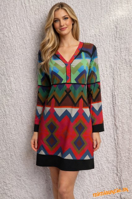 krásne mutlifarebné tunikové šaty Hale bob p.c. 130 eur