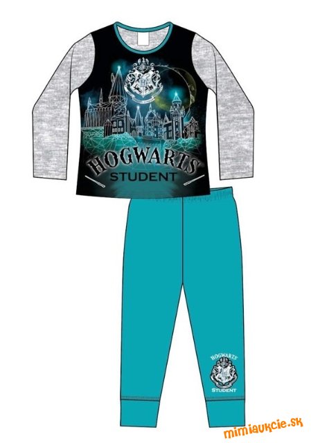 Dievčenské bavlnené pyžamo HARRY POTTER Hogwarts Student|6 rokov (116cm)