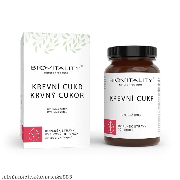 +++KRVNÝ CUKOR - kapsuly- Bylinná zmes na podporu normálnej hladiny glukózy v krvi+++