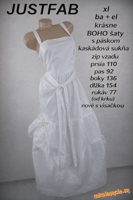 NESKUTOČNE....letné ..MAXIi....šaty...zn....JUSTFAB..VEL...42/XL