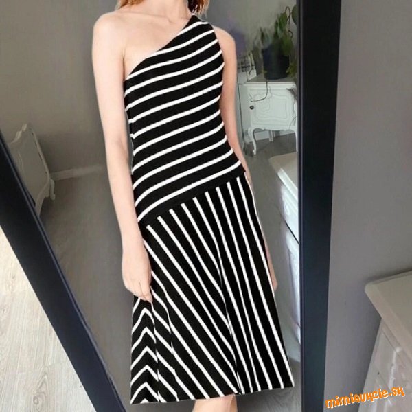 nové elastické čierno-biele šaty Ralph Lauren s visačkou veľ. 38