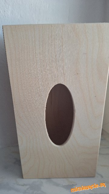 *** drevený zásobník/ krabička na papierove vreckovky* vhodna na decoupage- handmade tvorbu***