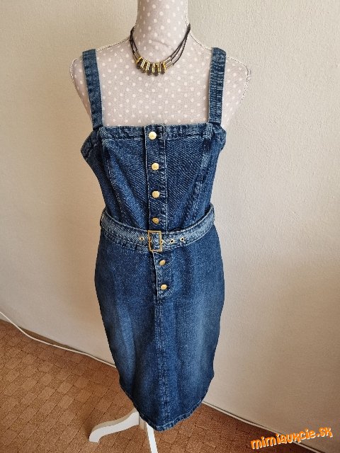 nové rifľové šaty na traky Mohito veľ. 40