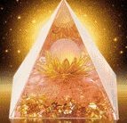ružovozlatá orgonitová pyramída RUŽENÍN pre lásku,hojnosť,plodnosť (akúkoľvek) :-D