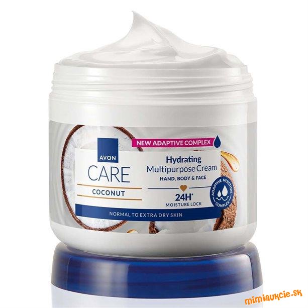 Avon Care Krém na tvár, ruky a telo s kokosovým olejom -  400 ml