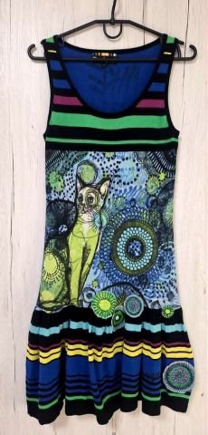 *** Štýlové dámske letné šaty zn. DESIGUAL ......... originál .......... VÝBORNÝ stav ***