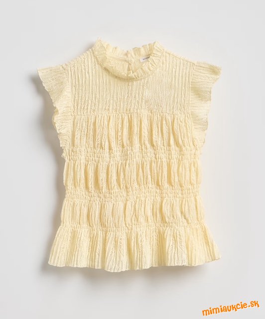 Bluzka s riasenim - novinka Reserved - v predajni 19,99eur