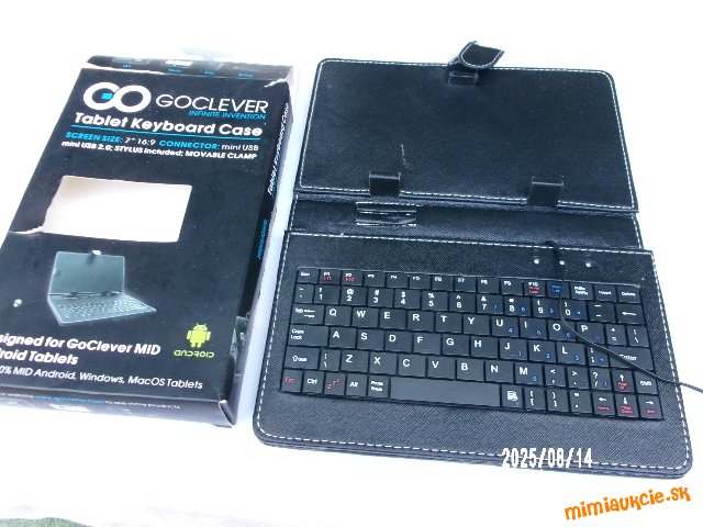 puzdro na TABLET s klavesnicou GO CLEVER.................OD EURA - Ad