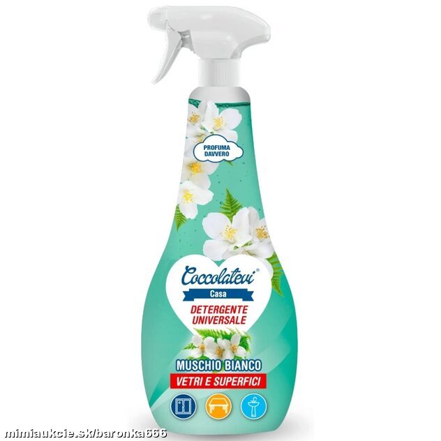 Coccolatevi Prostriedok na okná Muschio Bianco 750 ml - +++ NOVINKA +++